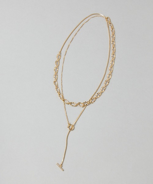 HARE(ハレ)の「3チェーンマルチネックレス(HARE)(ネックレス・レディース・シルバー/ゴールド・FREE)」の20枚目の写真