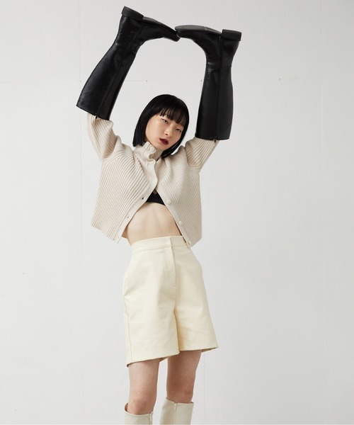 FEKETE（フェケテ）の「FEKETE ROUND TOE LONG BOOTS（ブーツ・レディース・ブラック/アイボリー・23.0cm/24.0cm/25.0cm）」の15枚目の写真