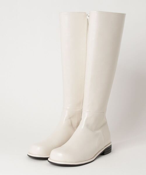 FEKETE（フェケテ）の「FEKETE ROUND TOE LONG BOOTS（ブーツ・レディース・ブラック/アイボリー・23.0cm/24.0cm/25.0cm）」の11枚目の写真