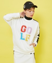 JUN&ROPE' | 【三枝こころさんコラボ】「GOLF」プリントライン入り長袖プルオーバー(Tシャツ/カットソー)