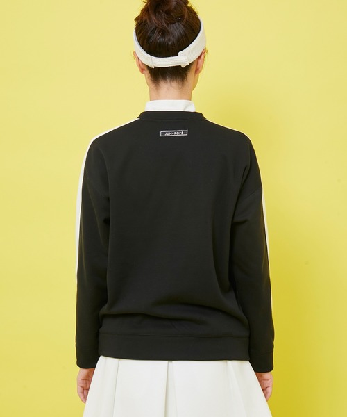 JUN&ROPE'（ジュンアンドロペ）の「【三枝こころさんコラボ】「GOLF」プリントライン入り長袖プルオーバー（Tシャツ/カットソー・レディース・ホワイト/ブラック・S/M/L）」の10枚目の写真