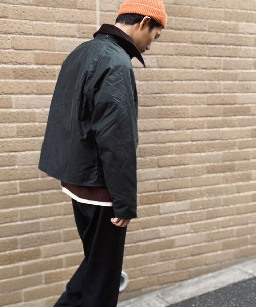 Barbour(バブアー)の「【BARBOUR/バブアー】SPEY オイルドコットン(ブルゾン・メンズ・オリーブ・LARGE/MEDIUM)」の3枚目の写真