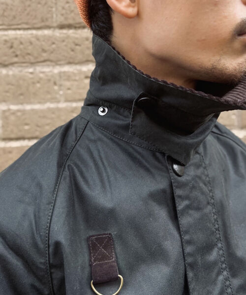 Barbour(バブアー)の「【BARBOUR/バブアー】SPEY オイルドコットン(ブルゾン・メンズ・オリーブ・LARGE/MEDIUM)」の21枚目の写真