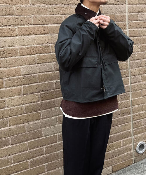 Barbour(バブアー)の「【BARBOUR/バブアー】SPEY オイルドコットン(ブルゾン・メンズ・オリーブ・LARGE/MEDIUM)」の20枚目の写真