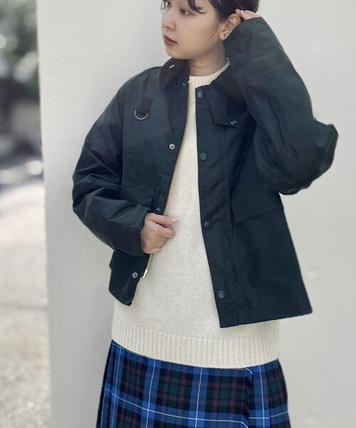 Barbour(バブアー)の「【BARBOUR/バブアー】SPEY オイルドコットン(ブルゾン・メンズ・オリーブ・LARGE/MEDIUM)」の15枚目の写真
