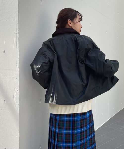 Barbour(バブアー)の「【BARBOUR/バブアー】SPEY オイルドコットン(ブルゾン・メンズ・オリーブ・LARGE/MEDIUM)」の13枚目の写真
