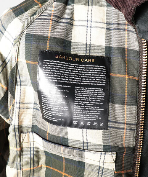 Barbour(バブアー)の「【BARBOUR/バブアー】SPEY オイルドコットン(ブルゾン・メンズ・オリーブ・LARGE/MEDIUM)」の5枚目の写真