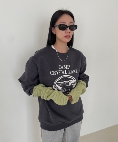 Didot.showroom(ディドット ショールーム)の「リブニットアームウォーマー(アームカバー・レディース・ブラック/アイボリー/ブラウン/グレー/グリーン/モカ/イエロー/ミント/ピンク・FREE)」の18枚目の写真