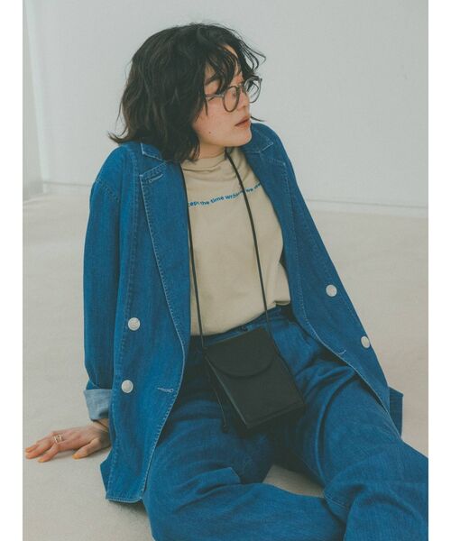 Ungrid(アングリッド)の「デニムルーズジャケット(テーラードジャケット・レディース・ブルー・SMALL/MEDIUM)」の9枚目の写真