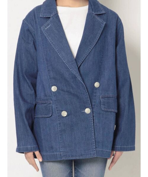 Ungrid(アングリッド)の「デニムルーズジャケット(テーラードジャケット・レディース・ブルー・SMALL/MEDIUM)」の17枚目の写真
