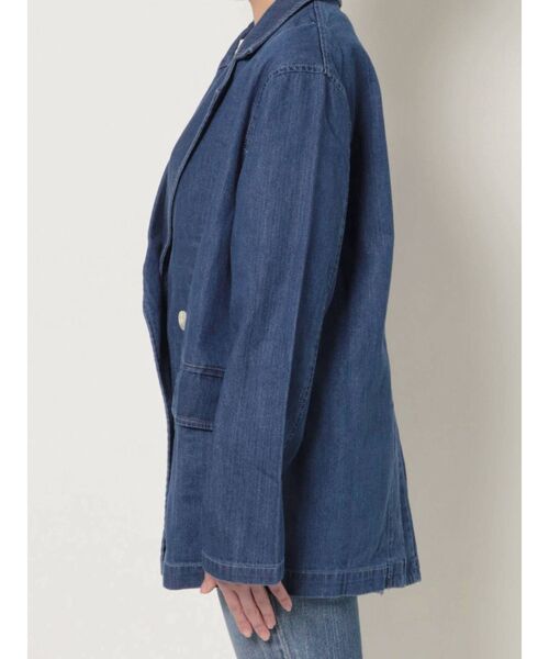 Ungrid(アングリッド)の「デニムルーズジャケット(テーラードジャケット・レディース・ブルー・SMALL/MEDIUM)」の18枚目の写真