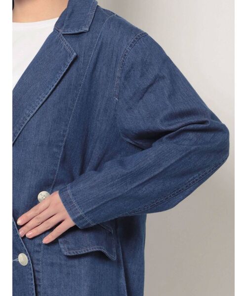 Ungrid(アングリッド)の「デニムルーズジャケット(テーラードジャケット・レディース・ブルー・SMALL/MEDIUM)」の21枚目の写真