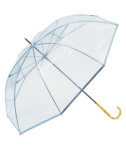 Wpc.（ダブリュピーシー）の「LIMITED／［ビニール傘］バンブークリアアンブレラ（長傘・レディース・ブラウン/サックスブルー/ピンク/イエロー/グリーン・FREE）」の3枚目の写真