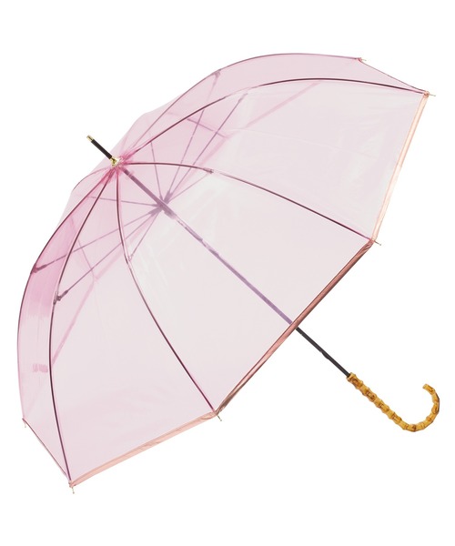 Wpc.（ダブリュピーシー）の「LIMITED／［ビニール傘］バンブークリアアンブレラ（長傘・レディース・ブラウン/サックスブルー/ピンク/イエロー/グリーン・FREE）」の5枚目の写真