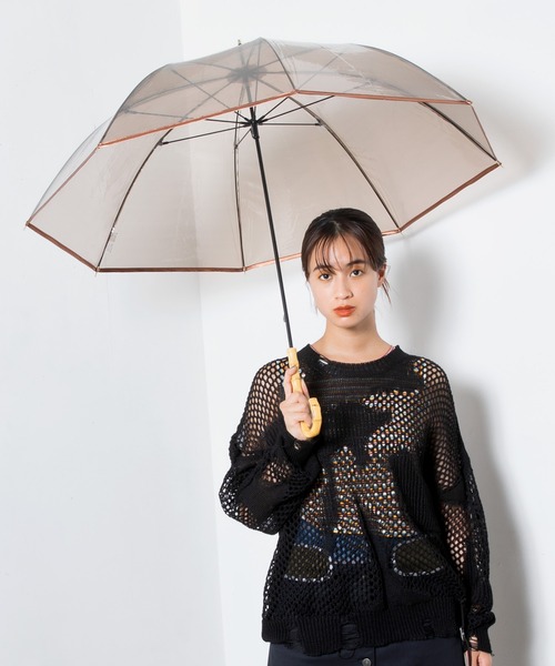 Wpc.（ダブリュピーシー）の「LIMITED／［ビニール傘］バンブークリアアンブレラ（長傘・レディース・ブラウン/サックスブルー/ピンク/イエロー/グリーン・FREE）」の22枚目の写真