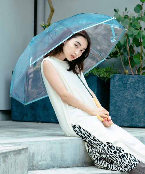 Wpc.（ダブリュピーシー）の「LIMITED／［ビニール傘］バンブークリアアンブレラ（長傘・レディース・ブラウン/サックスブルー/ピンク/イエロー/グリーン・FREE）」の20枚目の写真