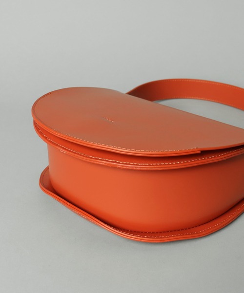 YAHKI(ヤーキ)の「【 YAHKI / ヤーキ 】 W FACE LEATHER HAND BAG / レザー ハンドバッグ(ハンドバッグ・レディース・ブラック/オフホワイト/テラコッタ・FREE)」の12枚目の写真