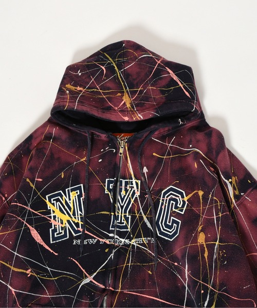 Johnbull Private labo（ジョンブルプライベートラボ）の「【rebear Vintage】ランダムブリーチスウェットパーカー（スウェット・メンズ・その他・FREE）」の3枚目の写真