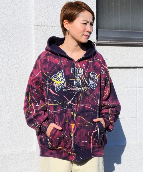 Johnbull Private labo（ジョンブルプライベートラボ）の「【rebear Vintage】ランダムブリーチスウェットパーカー（スウェット・メンズ・その他・FREE）」の10枚目の写真