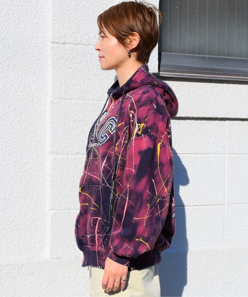 Johnbull Private labo（ジョンブルプライベートラボ）の「【rebear Vintage】ランダムブリーチスウェットパーカー（スウェット・メンズ・その他・FREE）」の7枚目の写真