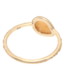 agete（アガット）の「【スキニーストーン】K10リング