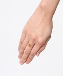 アガット　スキニーストーンリング アガット、重ね付けの主役ジュエリー『スキニーストーンリング