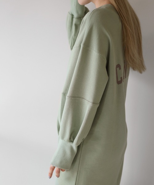 Bab（バブ）の「2WAYマーメイドスウェットワンピース（ワンピース・レディース・杢グレー/チャコールグレー/ライトグリーン・M）」の8枚目の写真