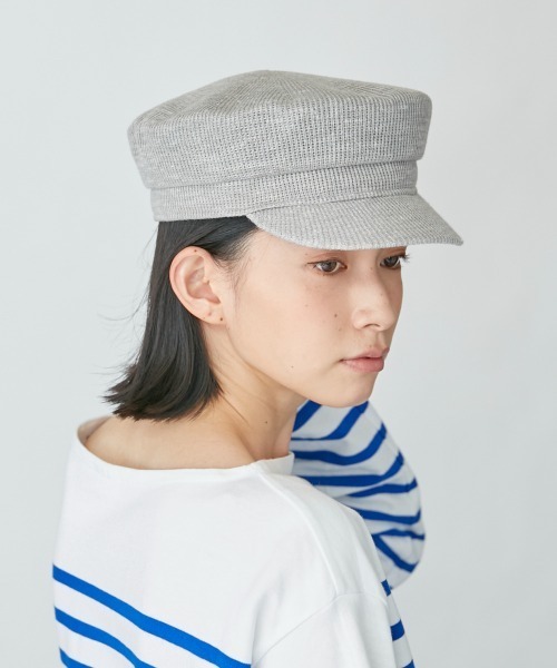 OVERRIDE(オーバーライド)の「OVERRIDE TM E.HEMP MARINE CAP(キャスケット・レディース・ライトベージュ/グレー/ブラック・M/57.5cm)」の11枚目の写真
