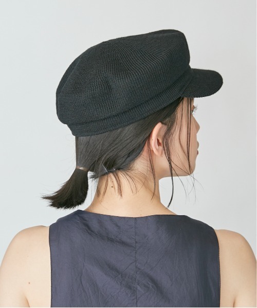 OVERRIDE(オーバーライド)の「OVERRIDE TM E.HEMP MARINE CAP(キャスケット・レディース・ライトベージュ/グレー/ブラック・M/57.5cm)」の6枚目の写真