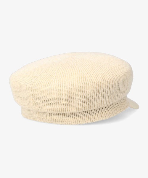 OVERRIDE(オーバーライド)の「OVERRIDE TM E.HEMP MARINE CAP(キャスケット・レディース・ライトベージュ/グレー/ブラック・M/57.5cm)」の22枚目の写真