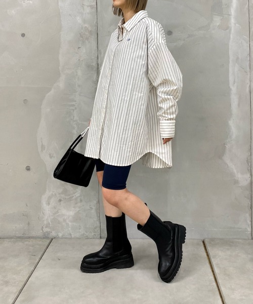 WHO'S WHO gallery(フーズフーギャラリー)の「【SLOPPY/スロッピー】ハーフレギンス(レギンス/スパッツ・レディース・ダークグリーン/ブラック/ネイビー・FREE)」の9枚目の写真
