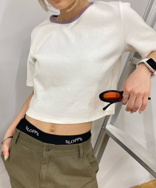WHO'S WHO gallery(フーズフーギャラリー)の「【SLOPPY/スロッピー】ハーフレギンス(レギンス/スパッツ・レディース・ダークグリーン/ブラック/ネイビー・FREE)」の11枚目の写真