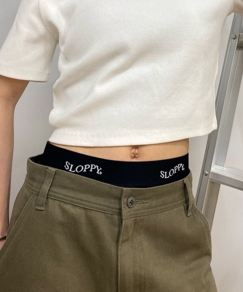 WHO'S WHO gallery(フーズフーギャラリー)の「【SLOPPY/スロッピー】ハーフレギンス(レギンス/スパッツ・レディース・ダークグリーン/ブラック/ネイビー・FREE)」の10枚目の写真