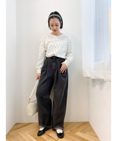 jumelle（ジュメロ）の「サーマルカットソー（Tシャツ/カットソー・レディース・パープル/ピンク・FREE）」の13枚目の写真