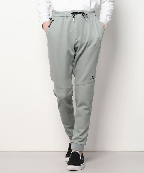 le coq sportif GOLF(ルコックスポルティフゴルフ)の「ゴルフ 【#NEW COMFORT】VIBTEXダンボールジョガー9分丈ボトムス ウェア ロングパンツ ボトムス ゴルフウェア スポーツウェア(その他パンツ・メンズ・ブラック/ネイビー/グレー・M/L/XL)」の3枚目の写真