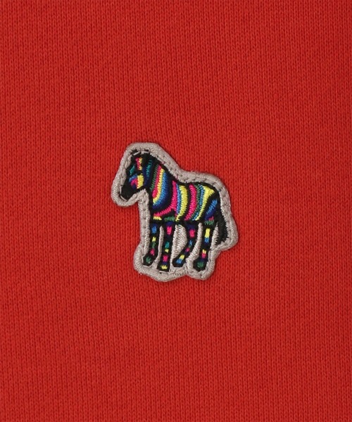 PS Paul Smith(ピーエスポールスミス)の「"Sports Stripe Zebra” ワンポイント スウェット / 122510 026R(Tシャツ/カットソー・メンズ・ブラウン/レッド/ブルー・SMALL/MEDIUM/LARGE/X-LARGE/XX-LARGE)」の5枚目の写真