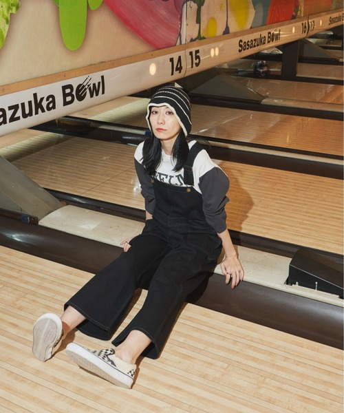 Auntie Rosa Holiday（アンティローザホリデー）の「オーバーサイズサロペット / サイズ展開あり（サロペット/オーバーオール・レディース・ブラック/アイボリー・MEDIUM/SMALL）」の15枚目の写真