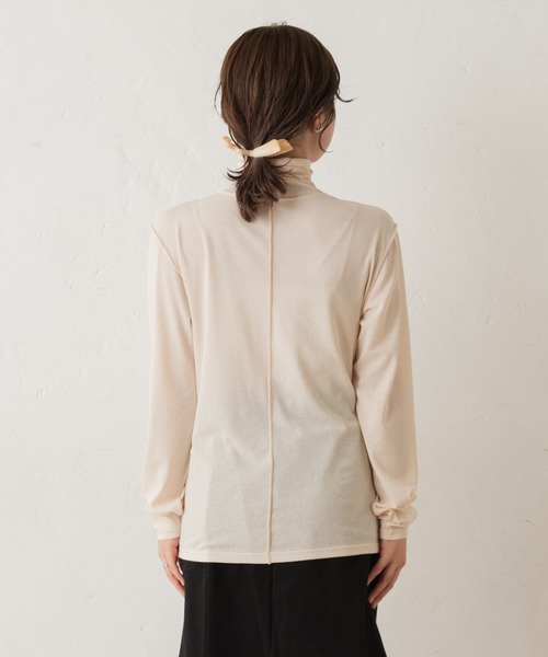 Kastane（カスタネ）の「ハイネックストレッチインナー（シャツ/ブラウス・レディース・イエロー/アイボリー/グリーン・FREE）」の18枚目の写真