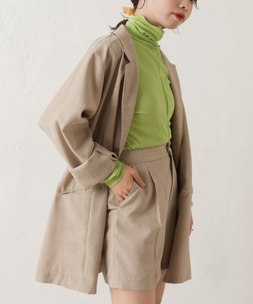 Kastane（カスタネ）の「ハイネックストレッチインナー（シャツ/ブラウス・レディース・イエロー/アイボリー/グリーン・FREE）」の21枚目の写真