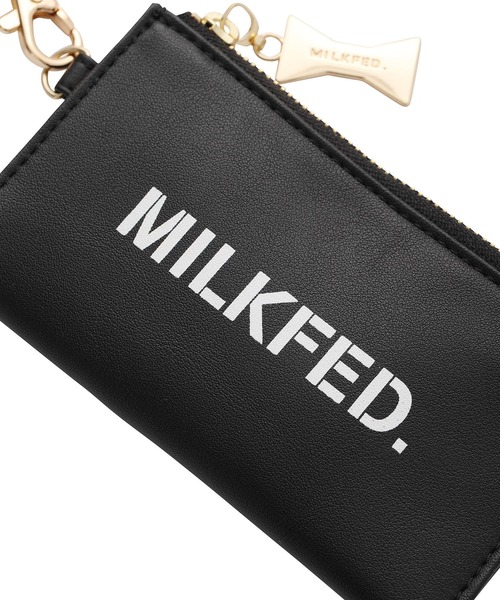 MILKFED.(ミルクフェド)の「STENCIL LOGO STRAP MULTI CASE(財布・レディース・ブラック/ブラウン/ライトピンク・ONE SIZE)」の15枚目の写真