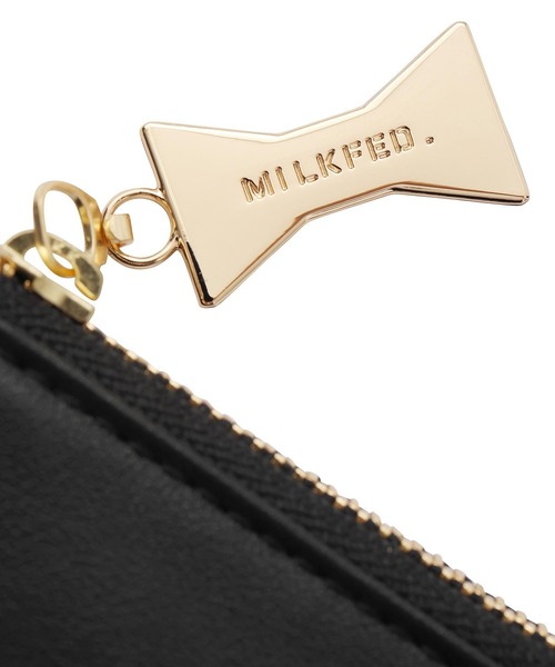 MILKFED.(ミルクフェド)の「STENCIL LOGO STRAP MULTI CASE(財布・レディース・ブラック/ブラウン/ライトピンク・ONE SIZE)」の19枚目の写真