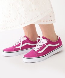 VANS | 【EXCLUSIVE】VANS Oldskool fuchia red/Truewhite(スニーカー)