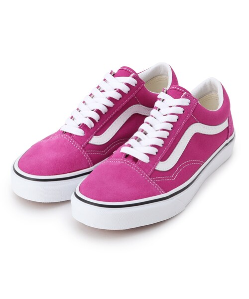 VANS(バンズ)の「◆【EXCLUSIVE】VANS Oldskool fuchia red/Truewhite(スニーカー・レディース・ピンク系・25/75/45/85/35/55/65)」の6枚目の写真