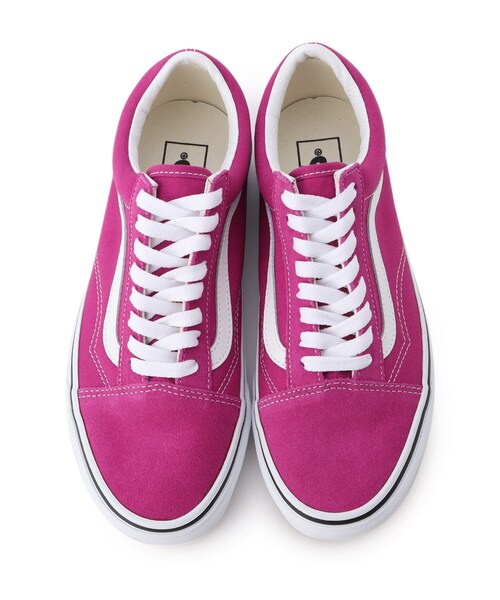 VANS(バンズ)の「◆【EXCLUSIVE】VANS Oldskool fuchia red/Truewhite(スニーカー・レディース・ピンク系・25/75/45/85/35/55/65)」の9枚目の写真