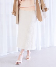 Rouge vif | 変わり織り4WAYｽﾄﾚｯﾁﾀｲﾄｽｶｰﾄ(スカート)