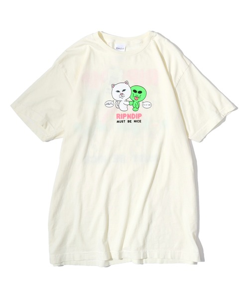 RIPNDIP（リップンディップ）の「RIPNDIP/リップンディップ BUDDY SYSTEM TEE バックプリント 半袖 ロゴTシャツ（Tシャツ/カットソー・メンズ・ナチュラル・S/M/L）」の19枚目の写真