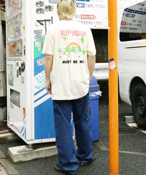 RIPNDIP（リップンディップ）の「RIPNDIP/リップンディップ BUDDY SYSTEM TEE バックプリント 半袖 ロゴTシャツ（Tシャツ/カットソー・メンズ・ナチュラル・S/M/L）」の21枚目の写真