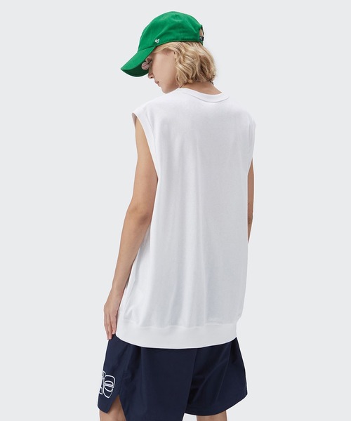 CORPUS TOKYO（コーパス トーキョー）の「Lazy Tokyo ヘビーコットンノースリーブシャツ（Tシャツ/カットソー・メンズ・オートミール/チャコール/ライトベージュ/ホワイト/ライトグレー/ブラック・3/1/2）」の12枚目の写真