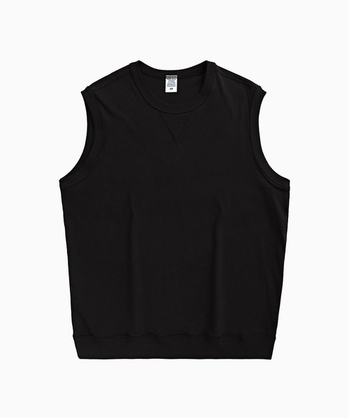 CORPUS TOKYO（コーパス トーキョー）の「Lazy Tokyo ヘビーコットンノースリーブシャツ（Tシャツ/カットソー・メンズ・オートミール/チャコール/ライトベージュ/ホワイト/ライトグレー/ブラック・3/1/2）」の20枚目の写真