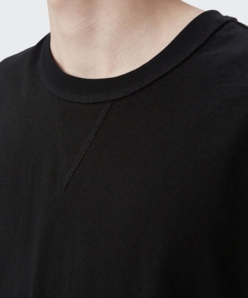 CORPUS TOKYO（コーパス トーキョー）の「Lazy Tokyo ヘビーコットンノースリーブシャツ（Tシャツ/カットソー・メンズ・オートミール/チャコール/ライトベージュ/ホワイト/ライトグレー/ブラック・3/1/2）」の18枚目の写真